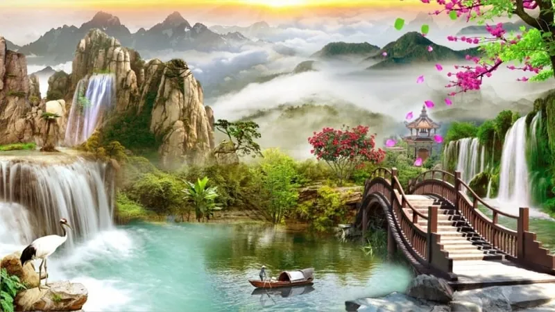 100+ ảnh tranh phong cảnh đẹp ấn tượng · ảnh 3