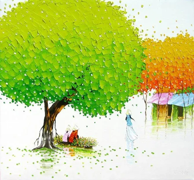 Tuyển tập 100+ ảnh tranh phong cảnh tuyệt mỹ · ảnh 3
